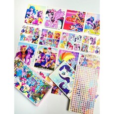 【臺灣\齣貨】小馬寶莉明信片786張週邊 二次元可愛 收藏小卡 精美禮品 生日送禮【秦小姐精品店】, 1個, 786張明信片【超值套餐】,小馬寶莉