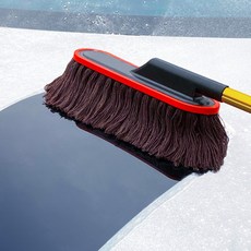 차량 먼지떨이개 65~75cm+수납케이스 길이조절 자동차 먼지떨이 극세사 브러쉬 A349, 단품, 1개