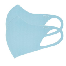 [빅웨일즈] (WM-M-SBLU001-M) 빅웨일즈 99%항균구리마스크 데일리 스카이블루 M 2개입