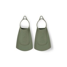 Arena 유니 성인 편안한 경량 수영 트레이닝 오리발 남성 및 여성용 실리콘 쇼트 블레이드 플리퍼 오픈 힐 디자인 세이지 그린 11.4-145.5cm(4.5-5.5 25, 세이지 그린_171559