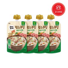 아이꼬야 맘스쿠킹 레토르트 이유식, 4개, 100g, 소불고기 진밥