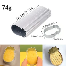 10PCS 파인 파삭 한 금형 직사각형 치즈 케이크 DIY 미니 쿠키 패스트리 주방 베이킹 도구에, 03 10pcs pineapple