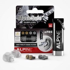 Alpine MusicSafe 高保真音樂耳塞，保護聽力，享受純淨音樂體驗，演唱會必備, 1套, 2個裝