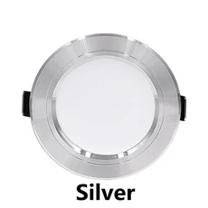 LED 통 5W 12W 최근 라운드 Led 천장 조명 AC 220V 실내 따뜻한 차가운 흰색, 02 Warm White_03 12W_01 Silver