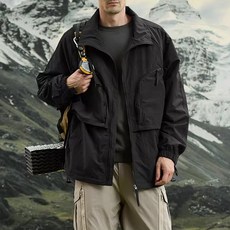 킹앤조이 로벤카 멀티포켓 기능성 아웃도어 자켓