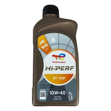 토탈 하이퍼프 4T TOP 10W40 오토바이 바이크 엔진오일, 1L, 10W-40, 1개