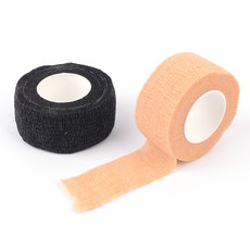 스포츠 압박 붕대 소형 2.5cm 손가락 근육 손목 탄력 발목 관절보호 방수 테이핑 저자극 자가점착, 베이지, 1개