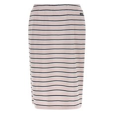 로테이트비르거크리스텐슨 로고 패치 미디 스커트