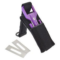GHSHOP 스쿠버 다이빙 라인 커터 스노클링 나이프 수중 다이빙, 나일론, 보라
