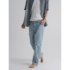 [국내매장정품] 에잇세컨즈 8SECONDS 에센셜 루즈 테이퍼드핏 데님 팬츠 - 스카이 블루 455721LP8Q 175707