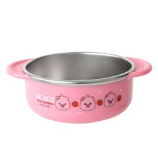 릴팡 루피 안전핸들 논슬립 스텐 대접, 770g, 1개