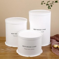 투명박스 포장 선물 케이크상자 30개입 원형박스 대형, 1개, 라운드 퓨어화이트