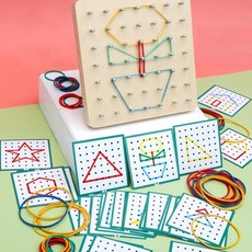 R15 네일보드 기하학 고무줄놀이, 1개