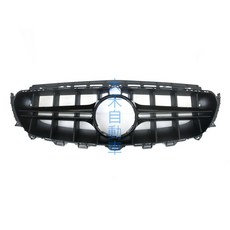 大禾自動車 W213 S213 E63 專用 亮黑格柵雙中線水箱護罩, 1個