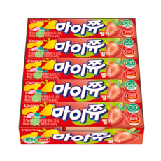 크라운 마이쮸 딸기, 44g, 15개