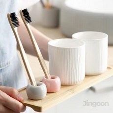 거울이 붙이는 작은 칫솔꽂이 분홍, 핑크, 핑크