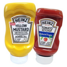 하인즈 노슈가 리듀스드 토마토 케찹 +옐로우 머스타드, 1세트