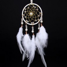 좋은꿈 마크라메 깃털 드림캐쳐 화이트, 상세페이지 참조