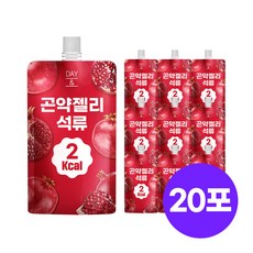 데이앤 2칼로리 곤약젤리 석류, 150g, 20개