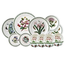 PORTmeIRION 波特玫琳恩 Botanic Garden 4人家庭餐具組 B, 隨機出貨, 6種, 15個