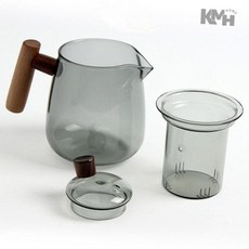 차티포트 차거름망 다관 주전자, 투명, 1개, 500ml