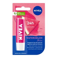 NIVEA 妮維雅 水漾護唇膏, 1個, 4.8g, 西瓜亮彩