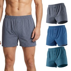 BYC 안말리는 고급순면 80수 실크 트렁크팬티 3종세트