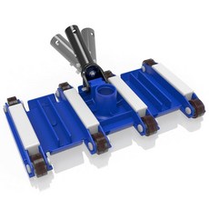 Poolvio 14\" Ultra-Weighted Pool Vacuum Head with Wheels Flexible Manual Cleaner Bottom Brushes &
