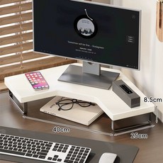 침대 옆 원목 책장 코너 탁자 미니 협탁 상단 데스크탑 진열대 책 선반 수납, C. 흰색 중간 크기