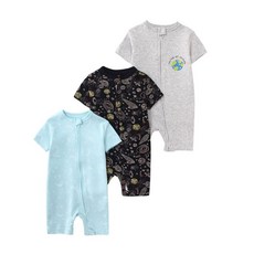 여름 원피스 반팔 이중지퍼 신생아 유아용 선물세트, 76