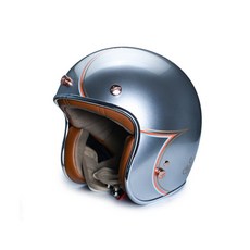 MODER JONES 瓊斯 復古安全帽 亮光曜石黑 （不老騎士聯名公益帽）, 亮光星空銀,亮光曜石黑