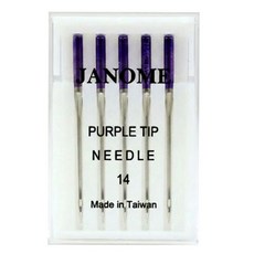 [청라핸즈] 자노메 가정용 미싱바늘 퍼플 팁14호 (51-016)