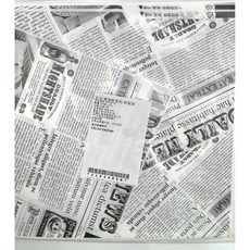 柚子食品 美式漢堡輕食紙, 1個, 郵報24*24cm_100張