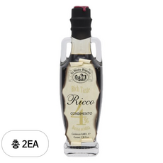라베키아 콘디멘토 리코 18년산 발사믹 식초, 2개, 100ml