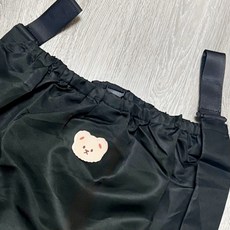 酷喜幼幼 嬰兒車置物掛袋, 熊-黑, 1個