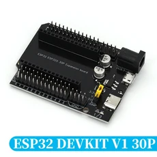 ESP32 모듈 TYPE-C USB CH340C CP2102 WiFi블루투스 초저전력 듀얼 코어 ESP32-DevKitC-32 확장 보드, 11 DEVKIT V1 30P, 02 1pcs
