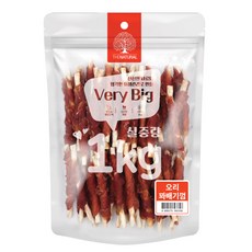더내추럴 강아지 베리빅 육포, 오리꽈배기껌, 1kg, 1개