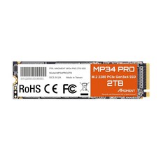 MMOMENT MP34 SE 1TB PCIe Gen3 M.2 2280 내장 솔리드 스테이트 드라이브 Gen3.0X4 읽기 속도 최대 2100MB/s Latop 및 PC용, 2TB, Gen4 MG44-7200MB/s