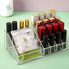 아크릴 서랍형 DIY 화장품 정리함 펜꽂이 조립형 투명 정리함, 1개