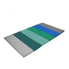 FDP SoftScape 공간 절약형 접이식 어린이 놀이 매트 - 부드럽고 튼튼한 1.5인치 두께 폼 3단 접이식 바닥 매트 (실내 활동 놀이 배 엎드리기 스트레칭용) -, Contemporary