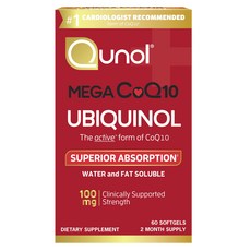 퀴놀 메가 코엔자임큐텐 유비퀴놀 100mg 소프트젤, 1개, 60정