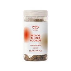 레드보스 진저 블렌딩 루이보스 티 생강차, 1개, 20개입, 2.5g