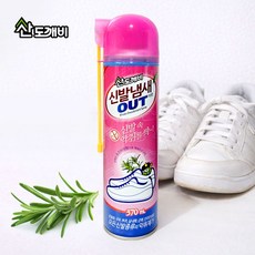 산도깨비 신발냄새 아웃 에어졸 탈취제, 370ml, 3개