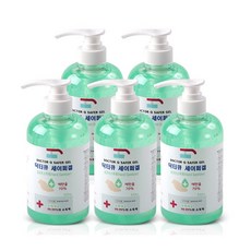 닥터큐 세이퍼겔 532ml 손소독제 소독용에탄올 손세정제 소독젤 세니타이저 항균 손청결제, 5개
