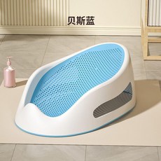 嬰兒洗澡躺託, 浴牀 藍, 1個