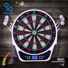 전자 다트게임 선수용 규격 다트 보드 게임 벽걸이 다트판, 대형 A