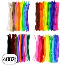 DIY 공예용 컬러 철사 모루 400개 세트, 모루 400개세트