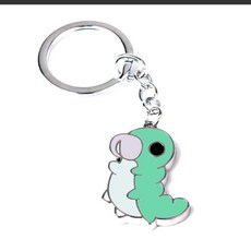 PS4 SWITCH 遊戲周邊 Hollow Knight 空洞騎士鑰匙圈 副廠週邊 交換禮物 生日禮物, 毛毛蟲, 1個