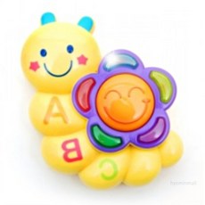 HM 18가지 멜로디 애벌레 아기멜로디장난감 멜로디장난감, 노랑색, 1개