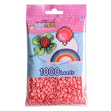 컬러비즈 5mm55g1000개900원, 1개, S66_싱글비즈 연핑크색